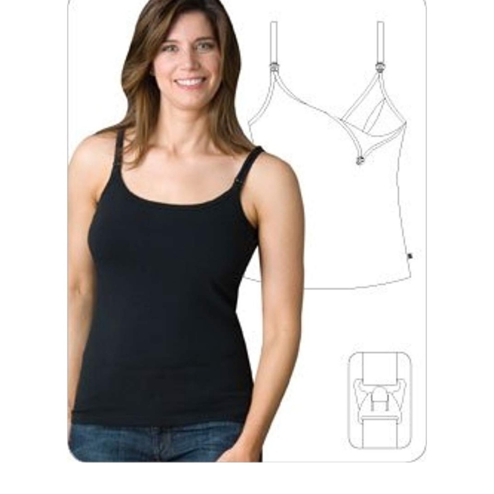 Lot of 2 Black Nursing Tanks